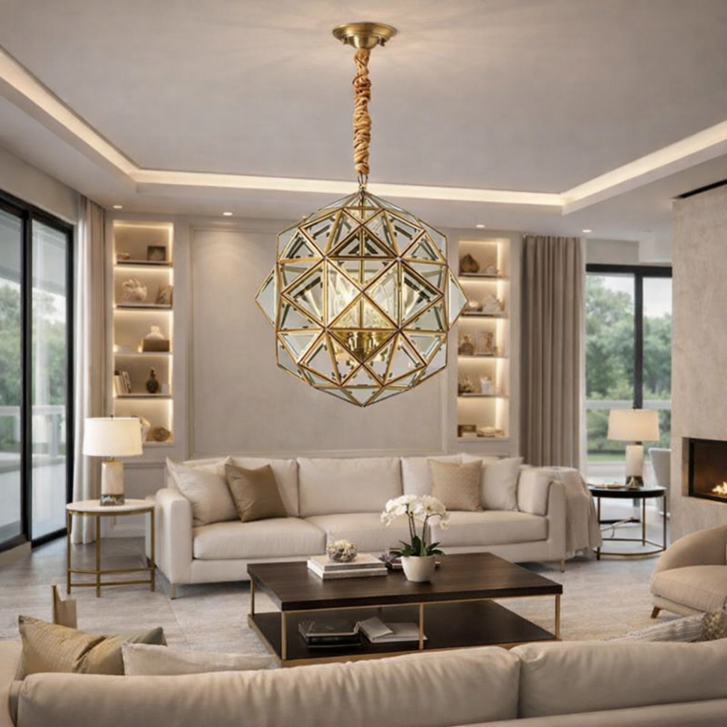Dimlux Glass Pendant Light