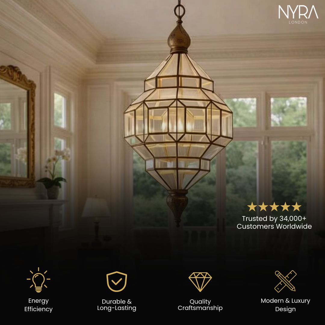 Dimlux Glass Pendant Light
