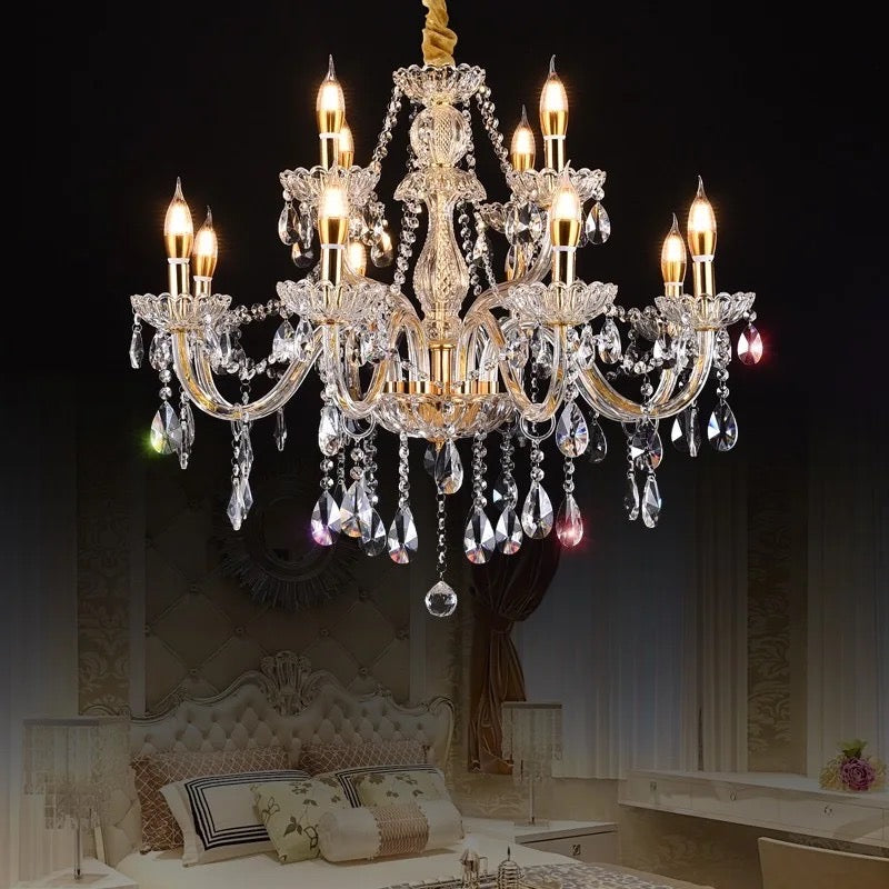 NYRA Italian K9 Candlestick Chandelier