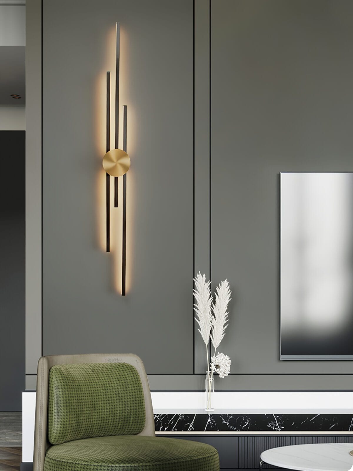 Bethnal Minimalist Copper Wall Light