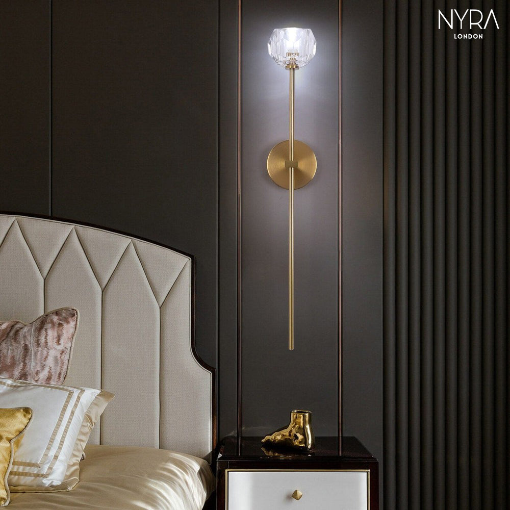 Ebony Crystal Wall Lights