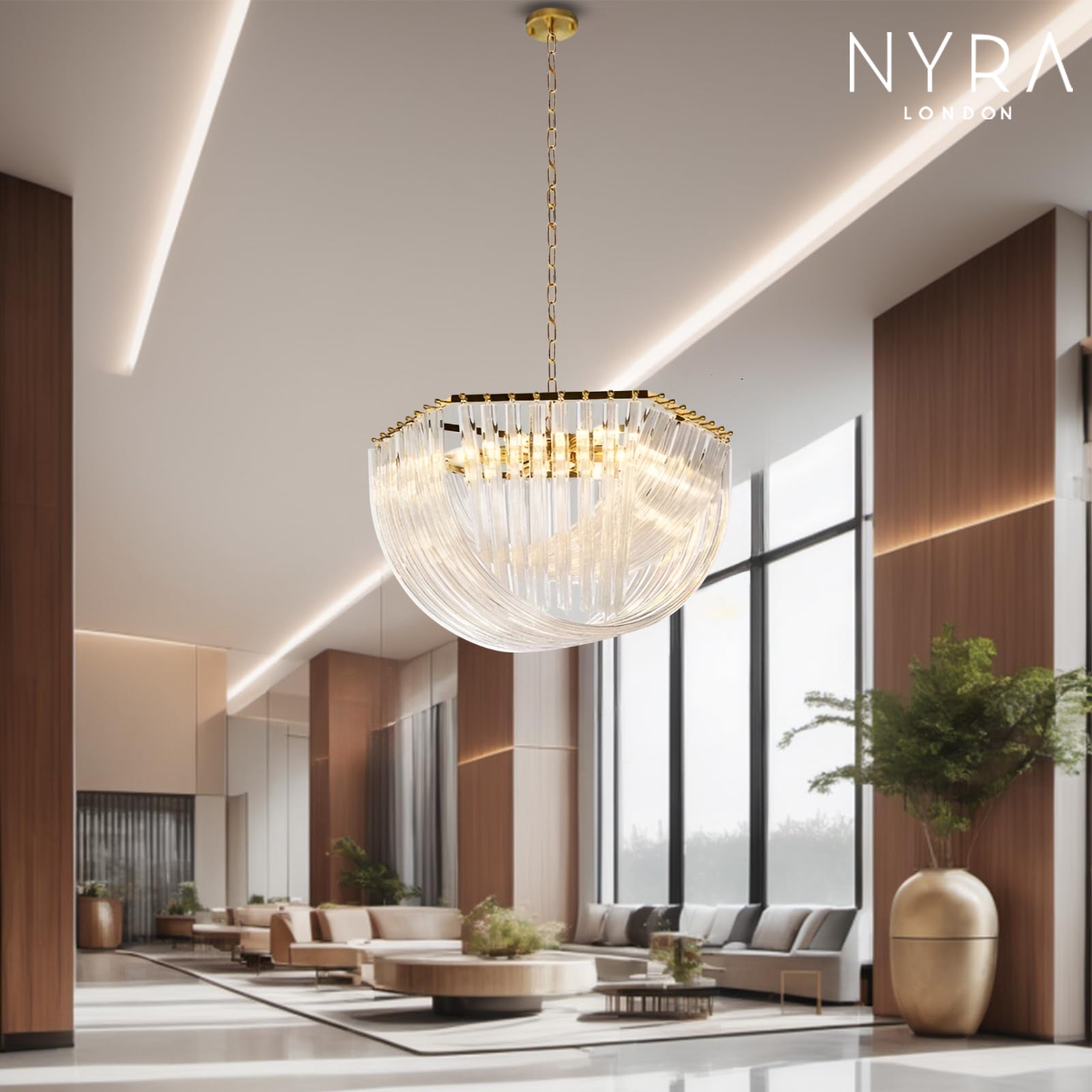 Eclora Crystal Chandelier