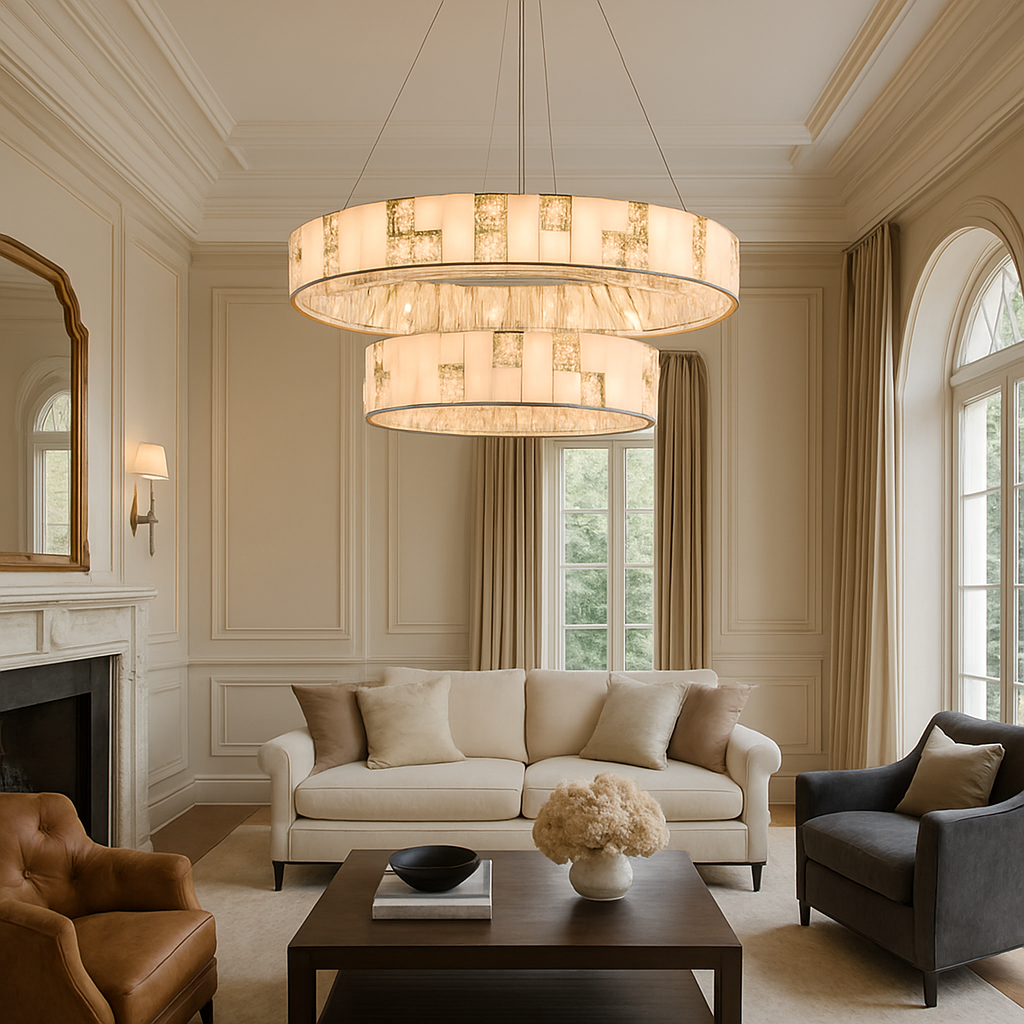 Edora Spanish Marble Chandelier