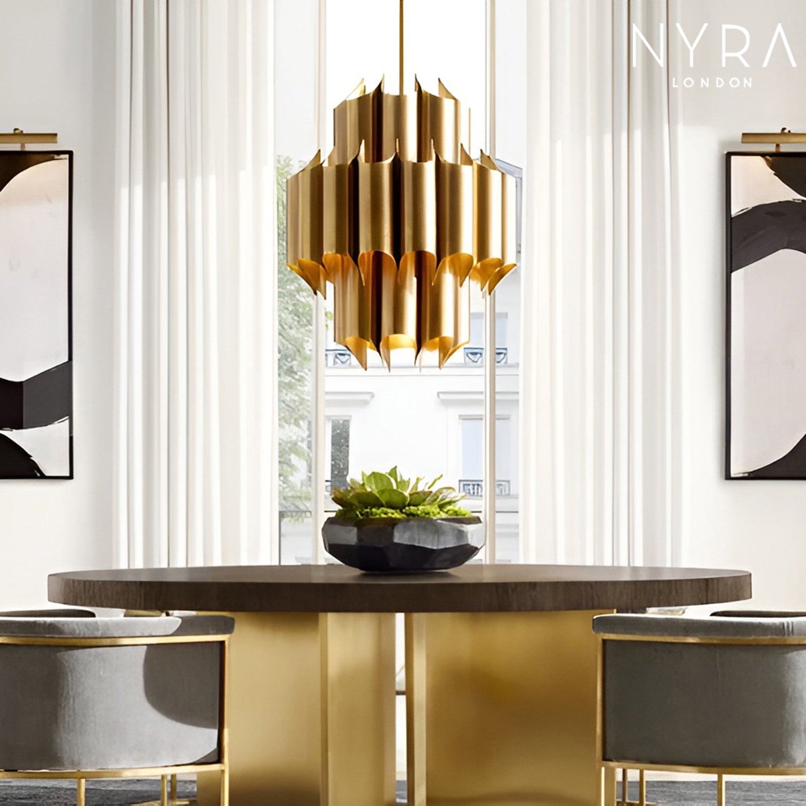 Evana Sculpture Chandelier