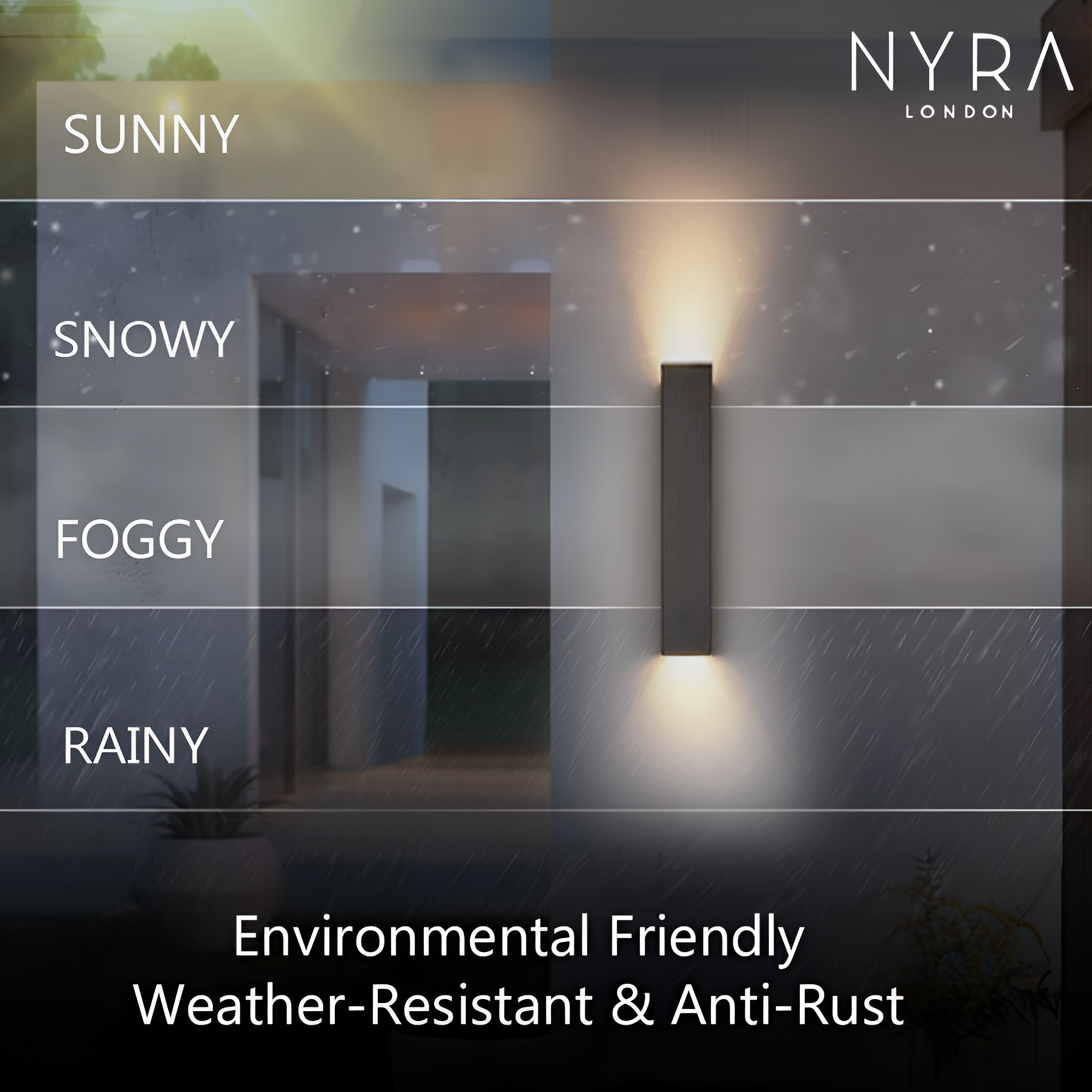 Phillips IP65 Waterproof Wall Lamp