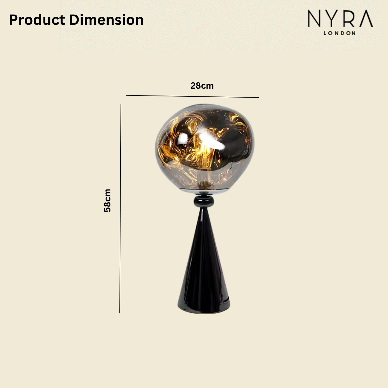 Lava Acrylic Table Lamp