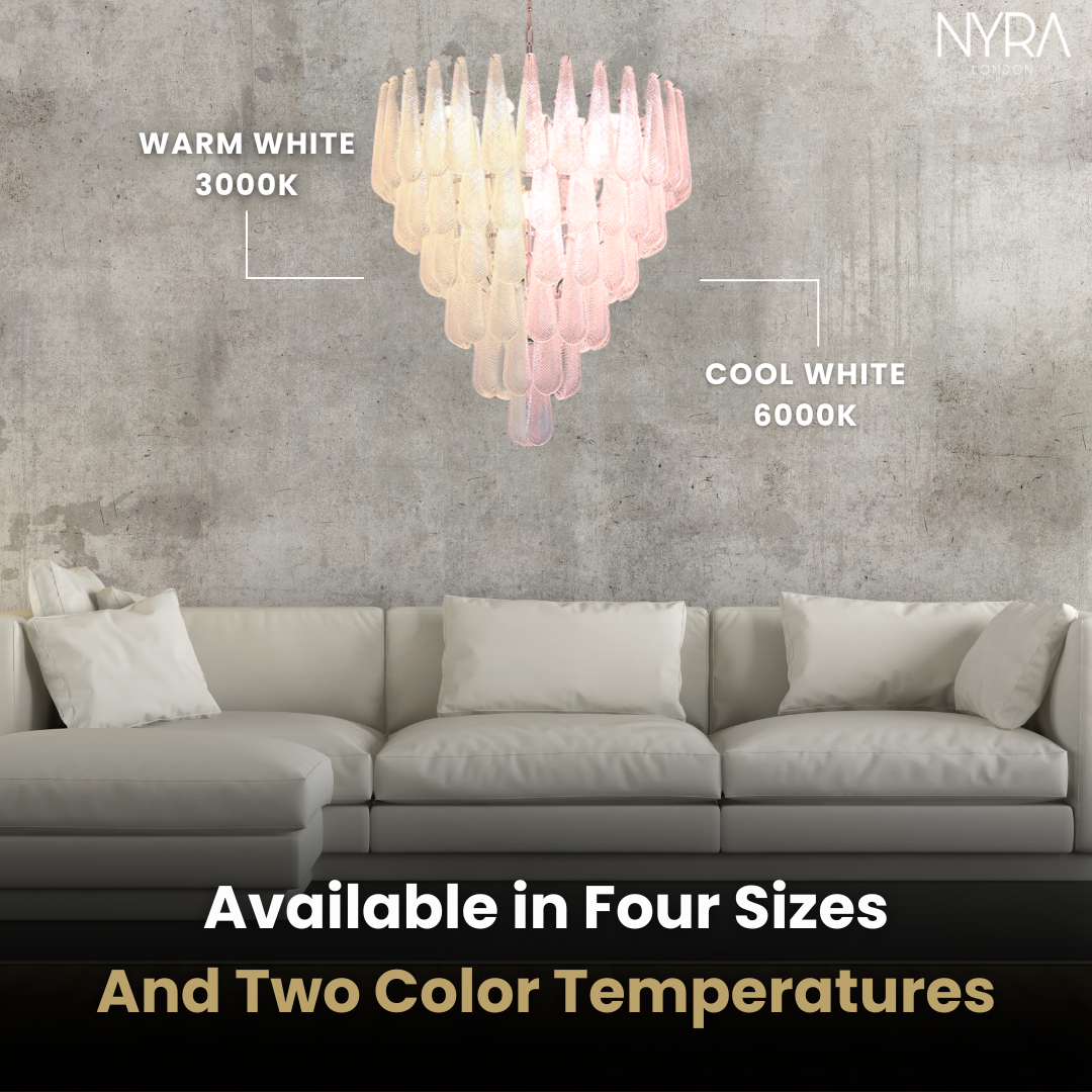 Frosted Veil Snowfall Chandelier