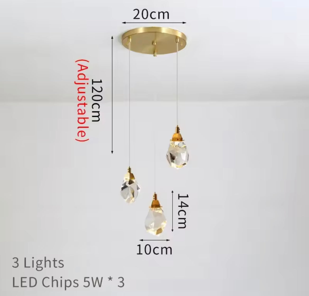 Elodie Crystal Chandelier