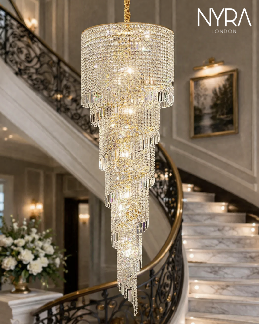 Glasgow Staircase Chandelier