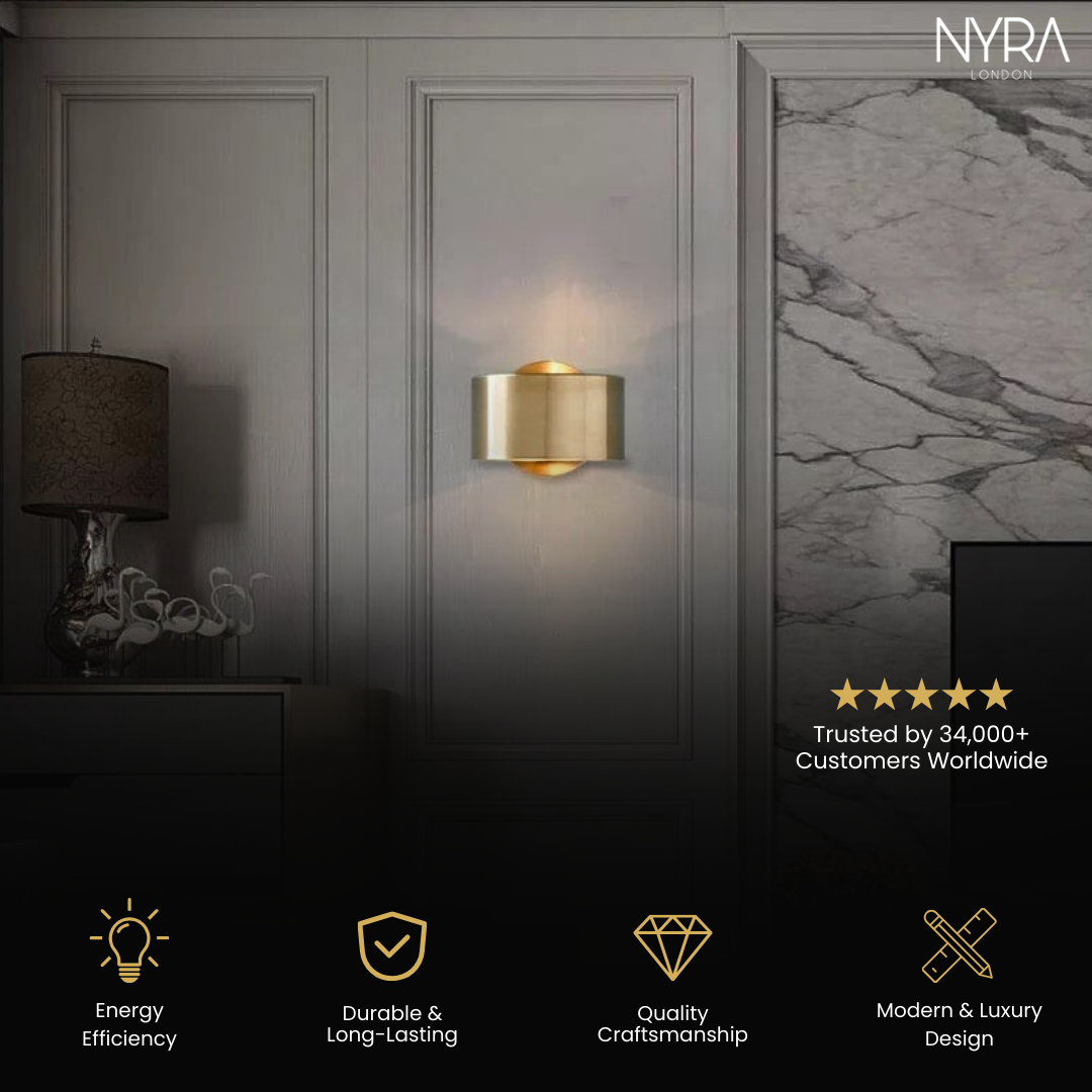 Golden Ring Wall Lamp