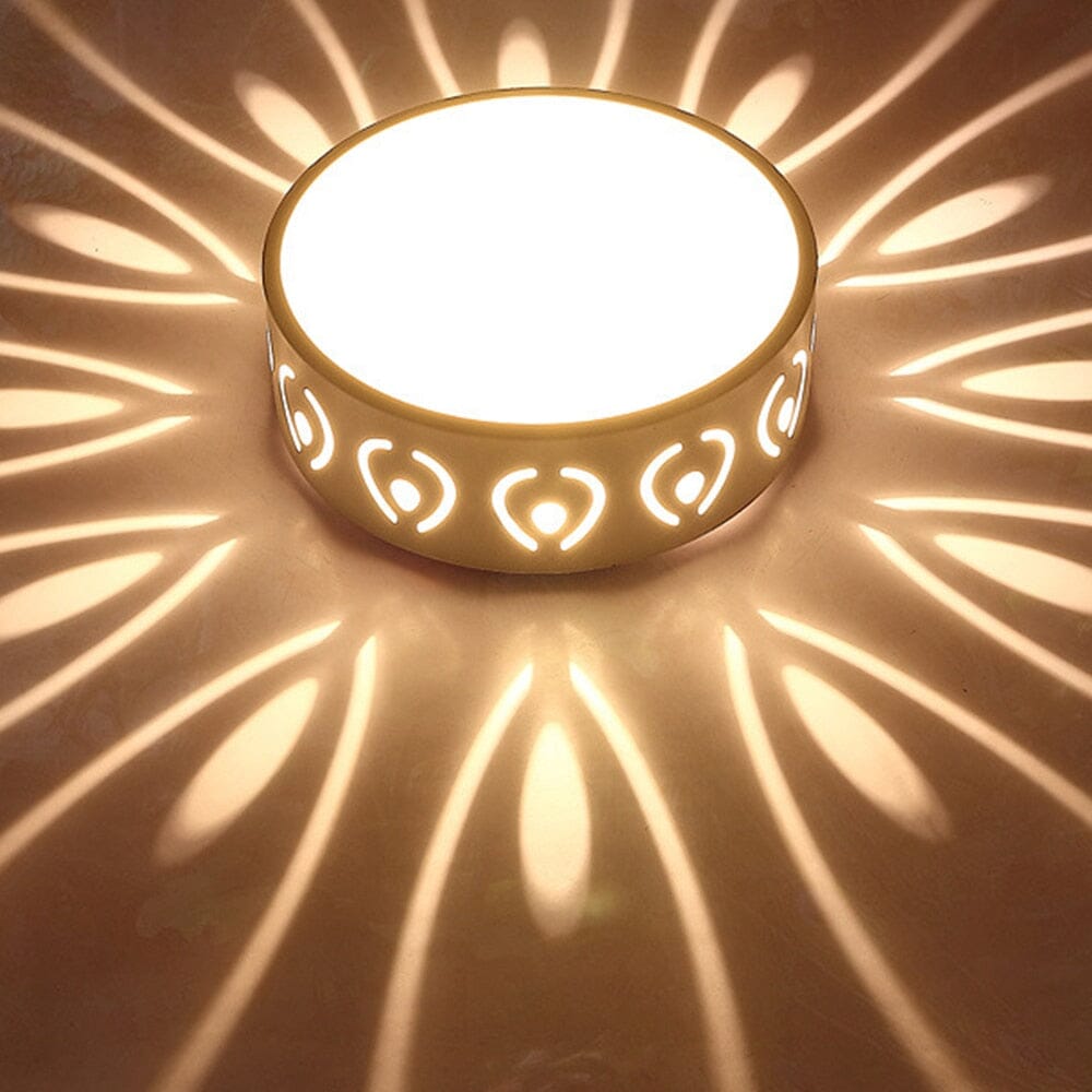 Round Modern Surface Mount Ceiling Lamps