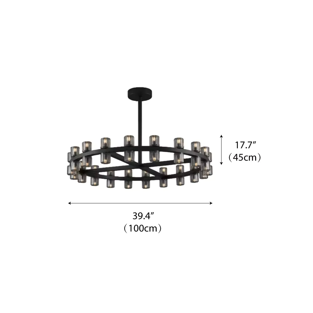 Bravion - Crystal Ring Chandelier