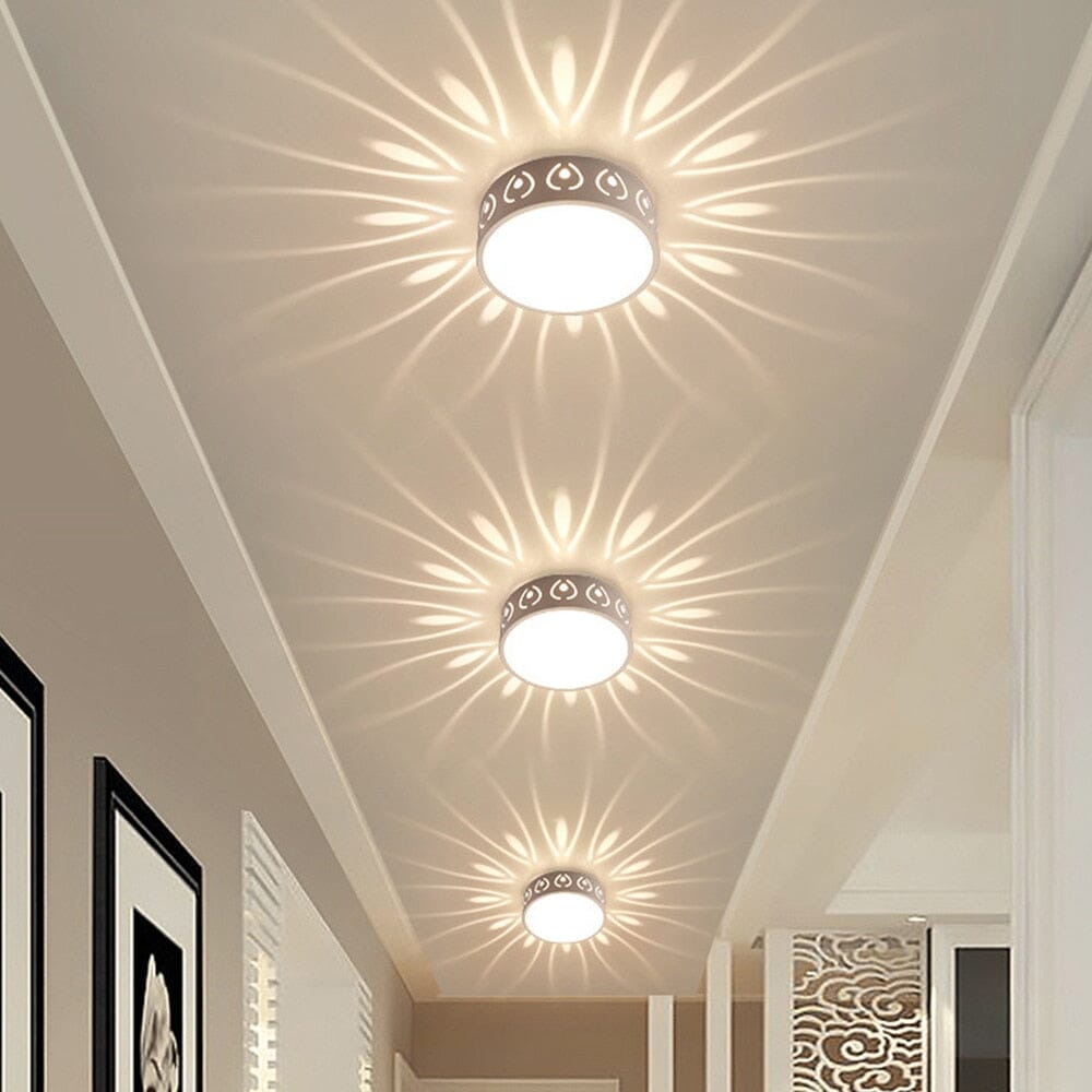 Round Modern Surface Mount Ceiling Lamps