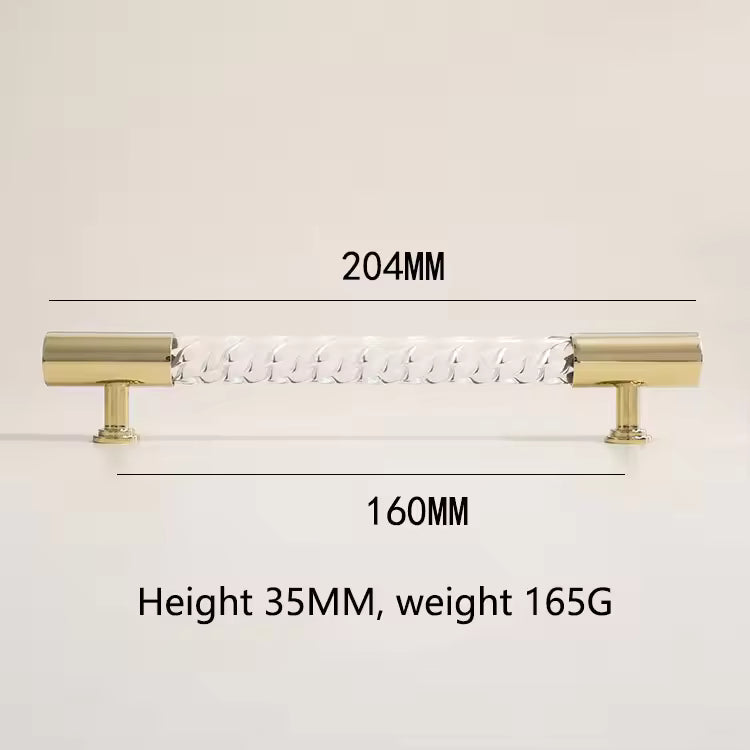 Lumiq Acrylic Crystal Cabinet Handle