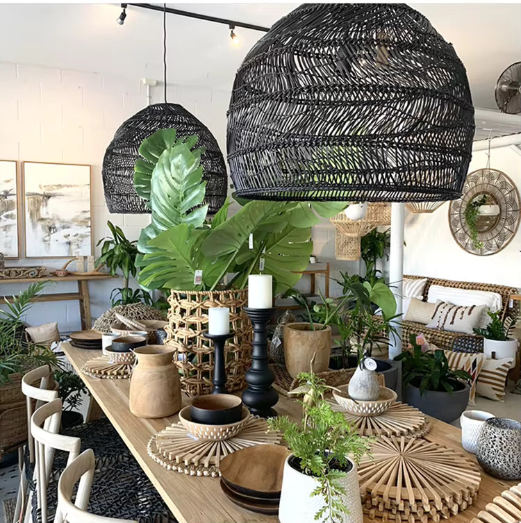 NYRA Rattan Pendant Light