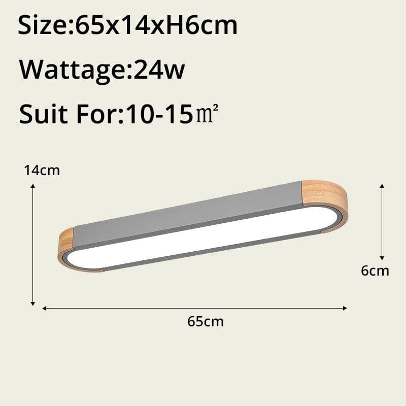 Wooden decorative Remote Control Ceiling Lamps