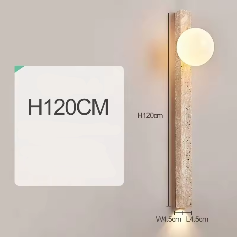 Olivra Travertine Wall Lamp
