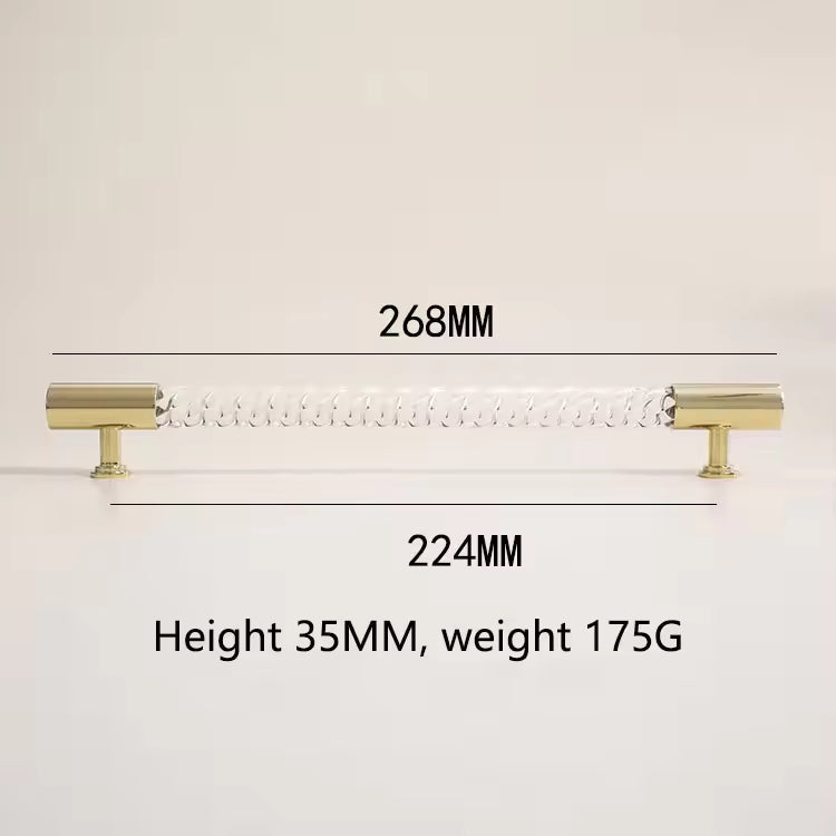 Lumiq Acrylic Crystal Cabinet Handle
