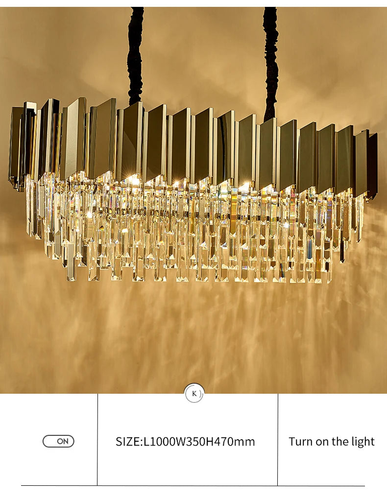 Cuban Grey Chandelier