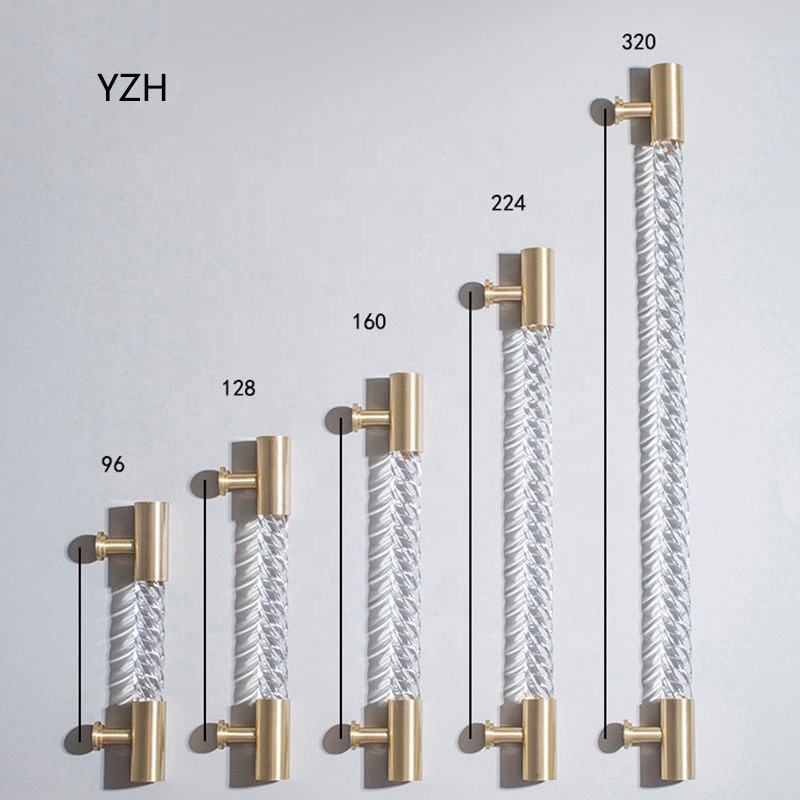 Lumiq Acrylic Crystal Cabinet Handle