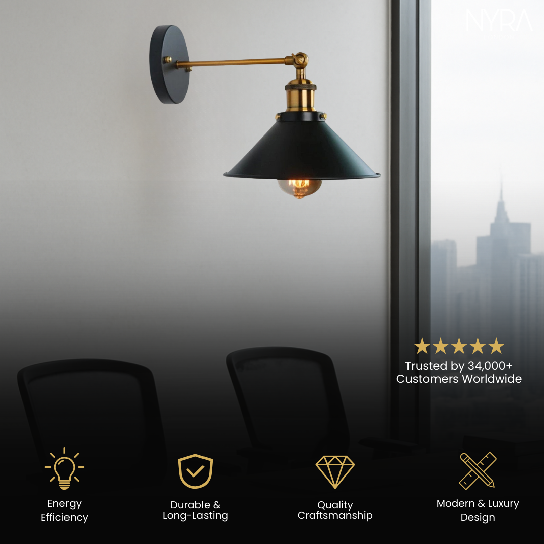 Hunter Industrial Wall Lamp