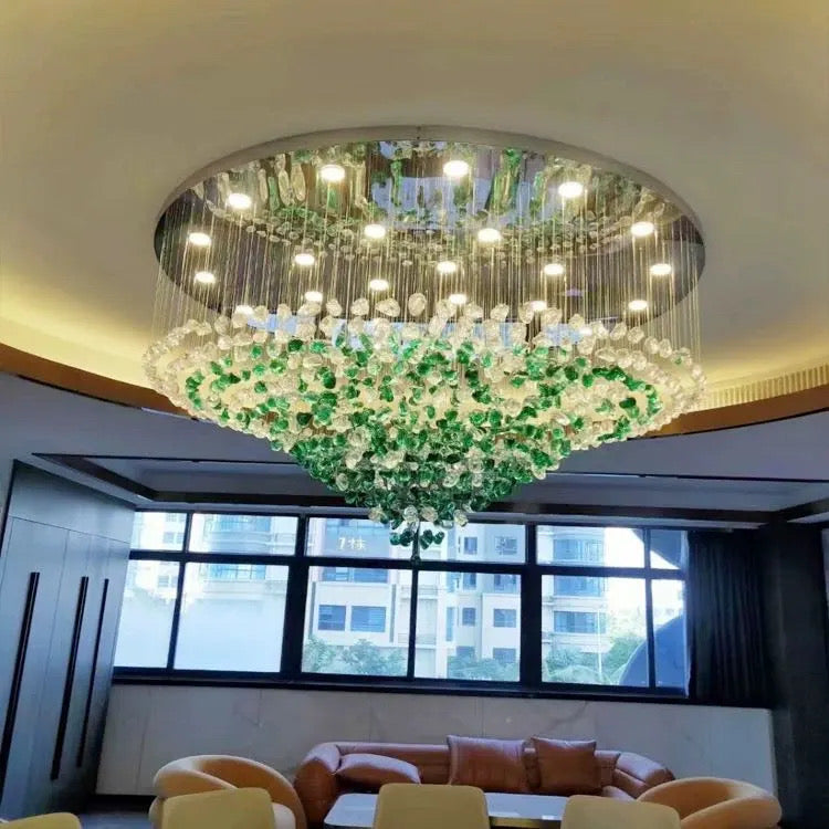 NYRA Modern Stone Chandelier