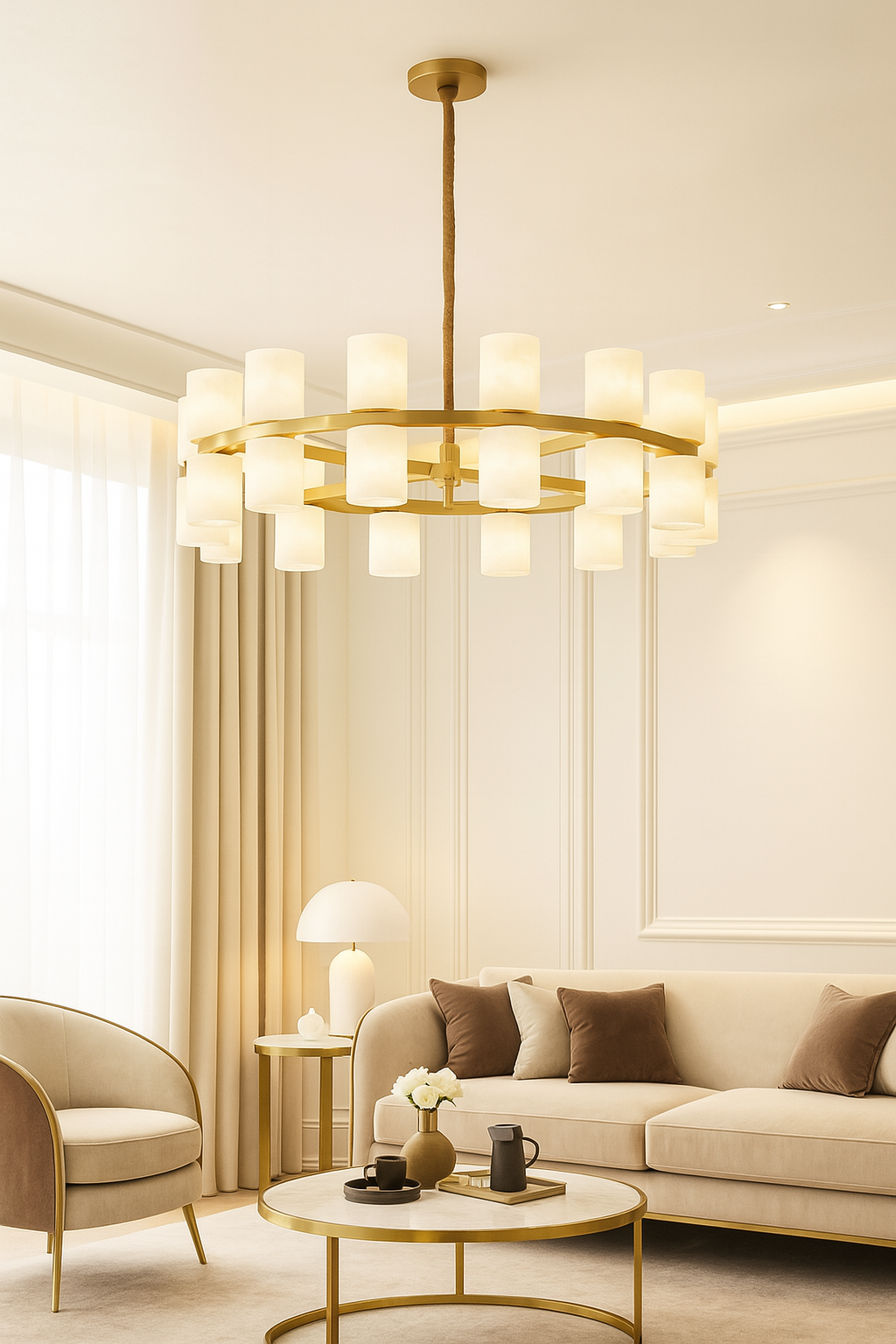 Kian Marble Lamp