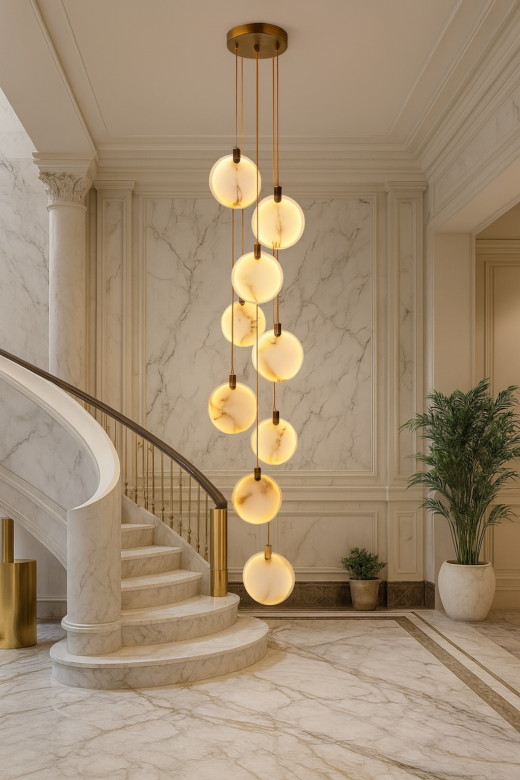 Marble Pendant Lights