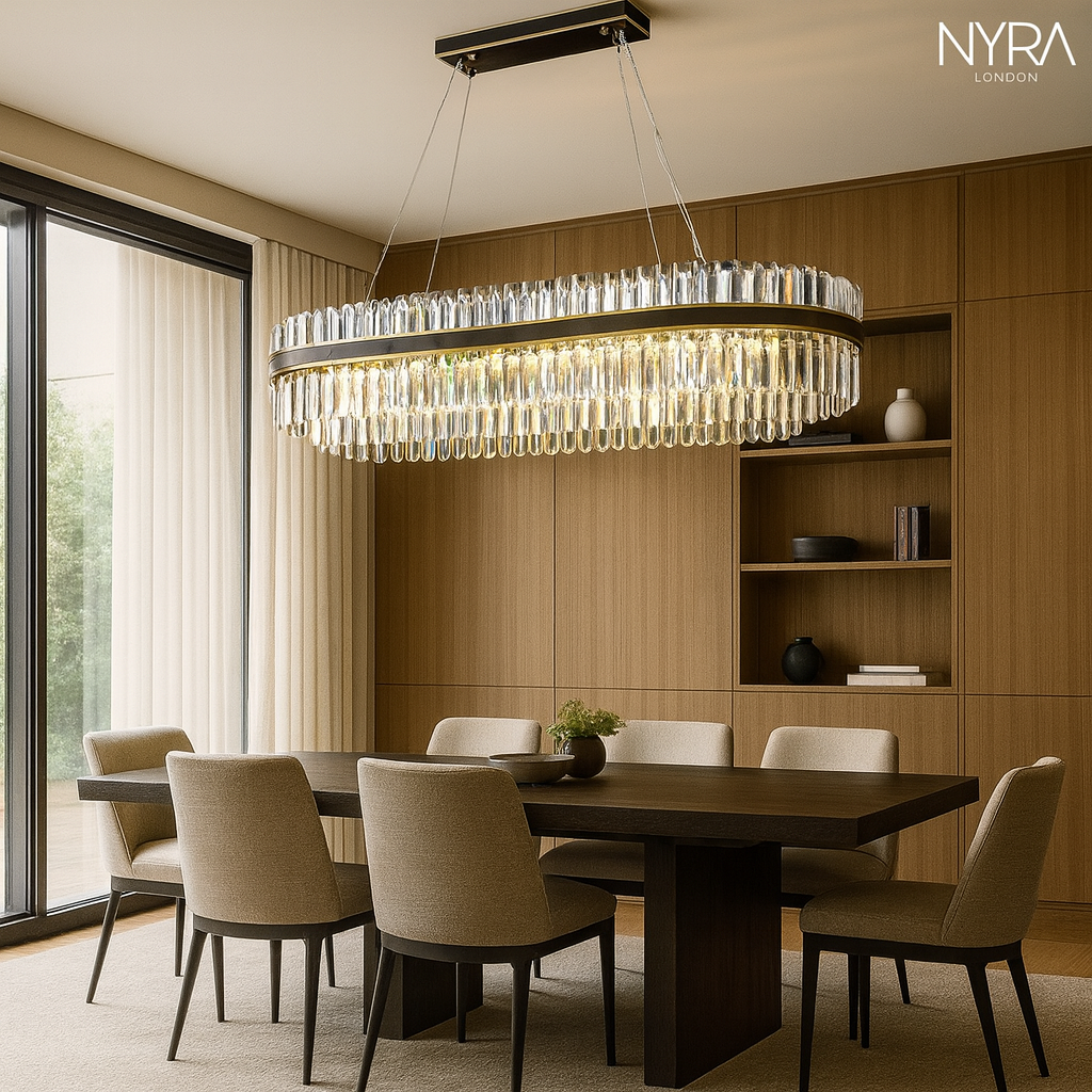Oryx Rectangle Crystal Chandeliers