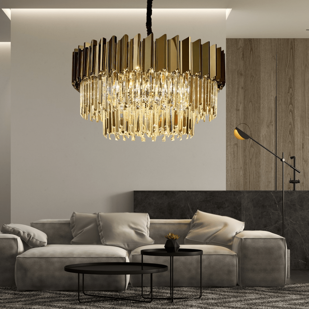 Cuban Grey Chandelier
