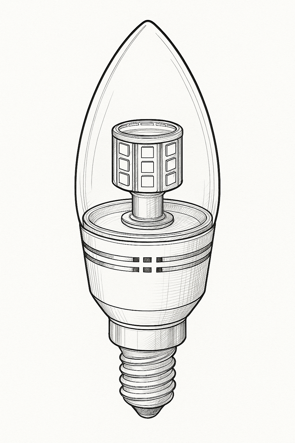 2 x E14 Dimmable Bulb 3000k