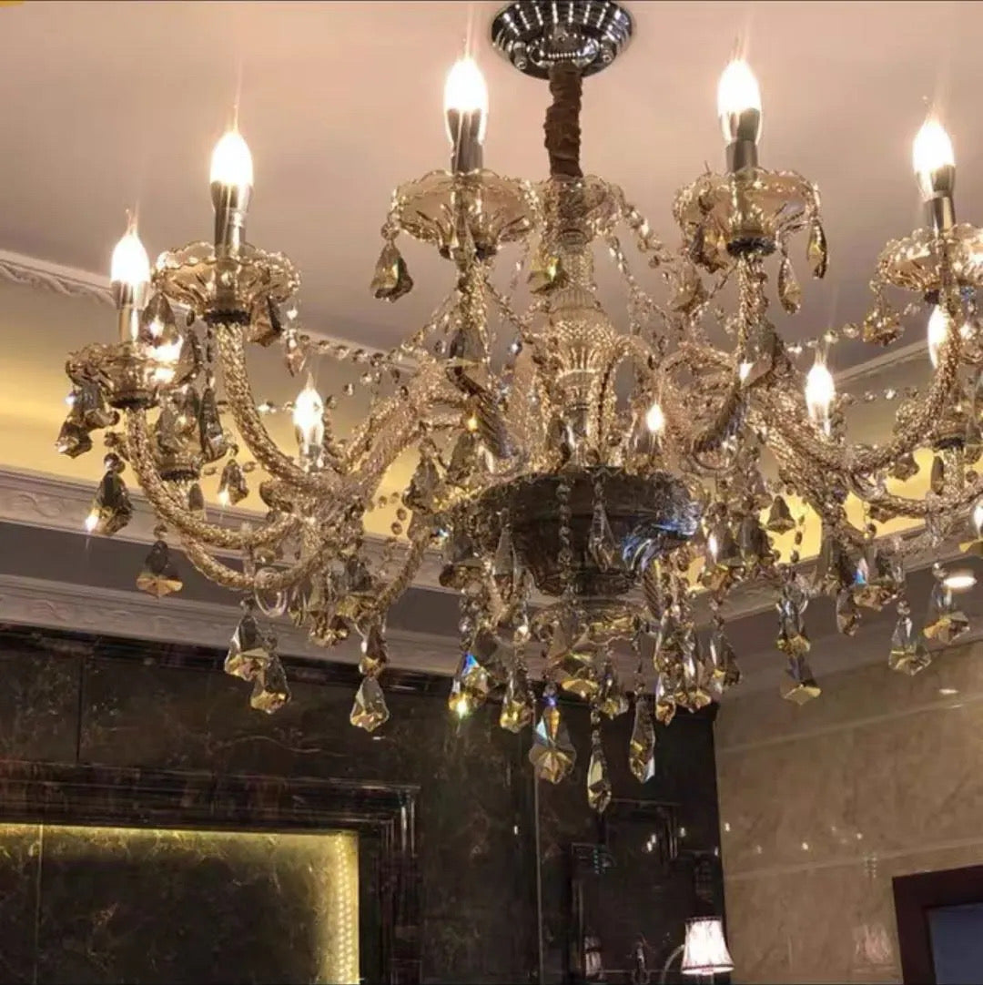NYRA Italian K9 Candlestick Chandelier