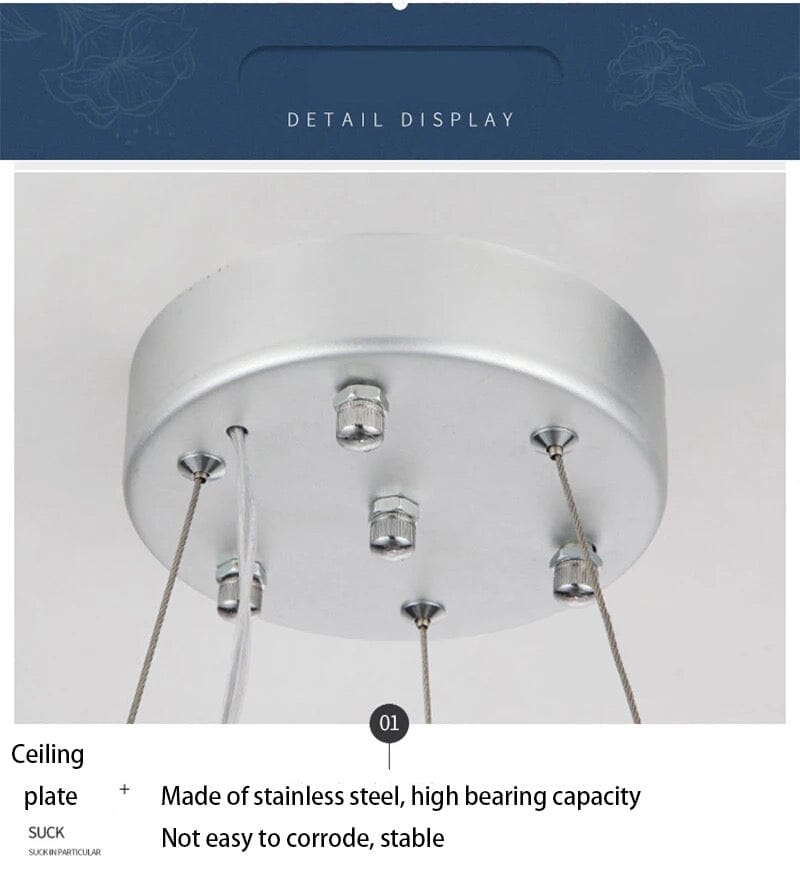 Phoebe Chrome Ring Chandelier