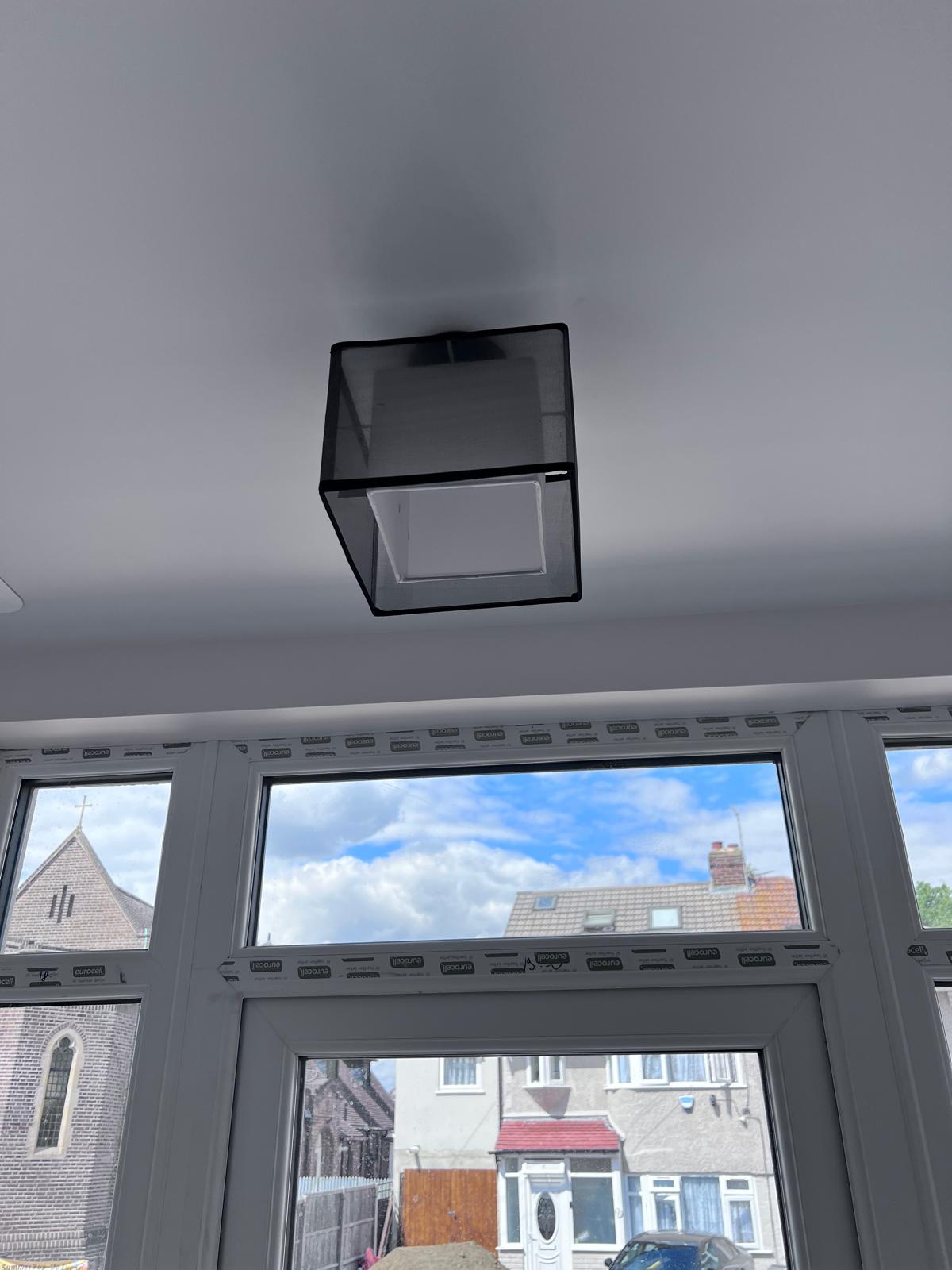 Magnus Fabric Shade Ceiling Lamp