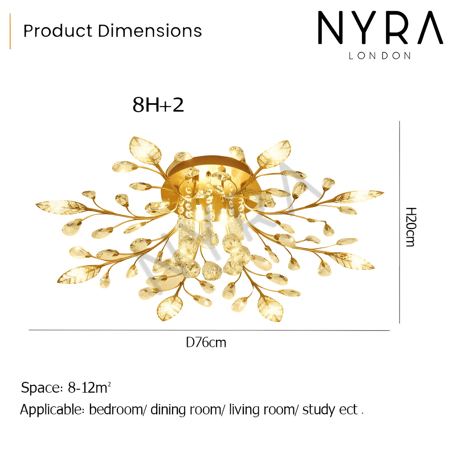 Flower Wall Chandelier