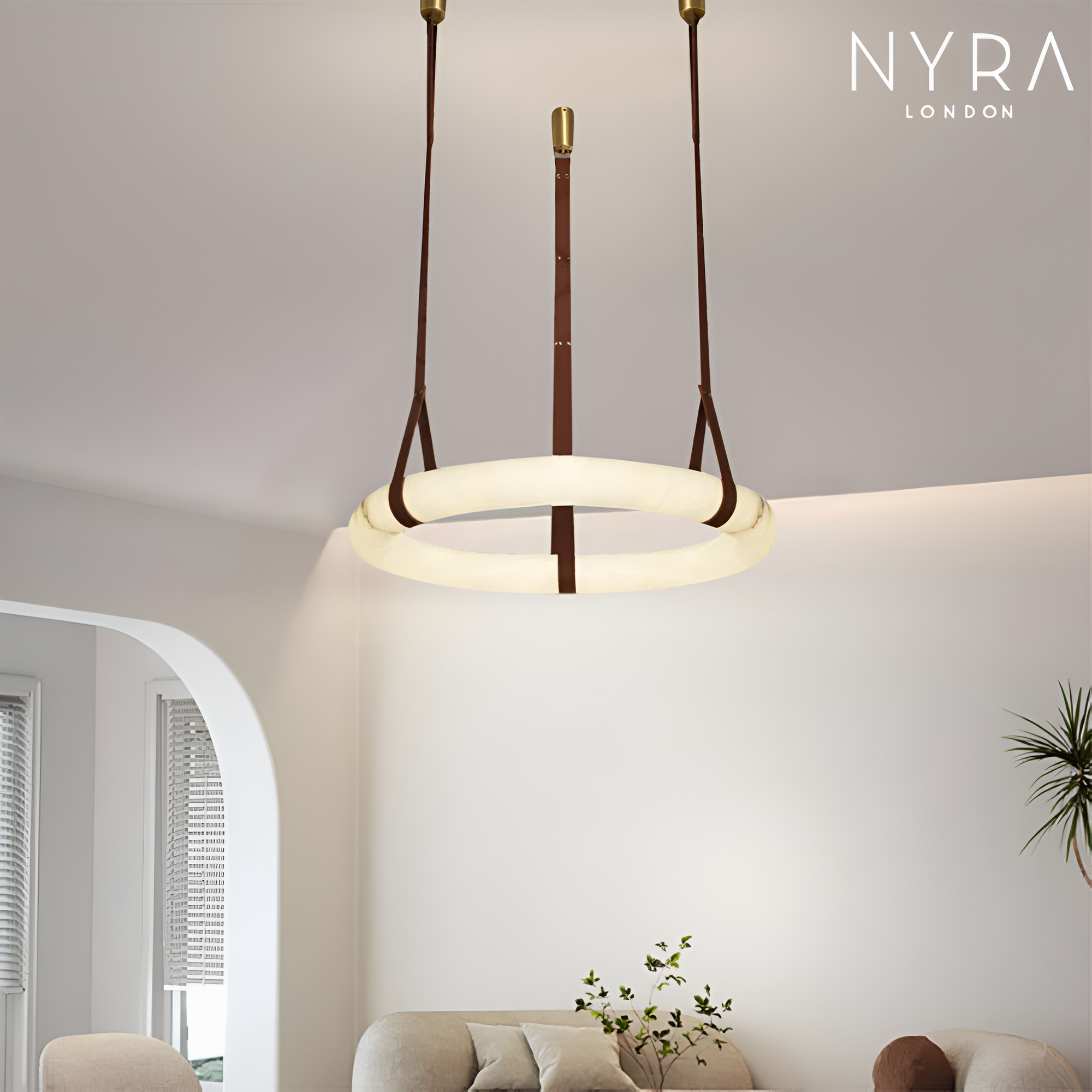 Wexford Marble Ring Chandelier