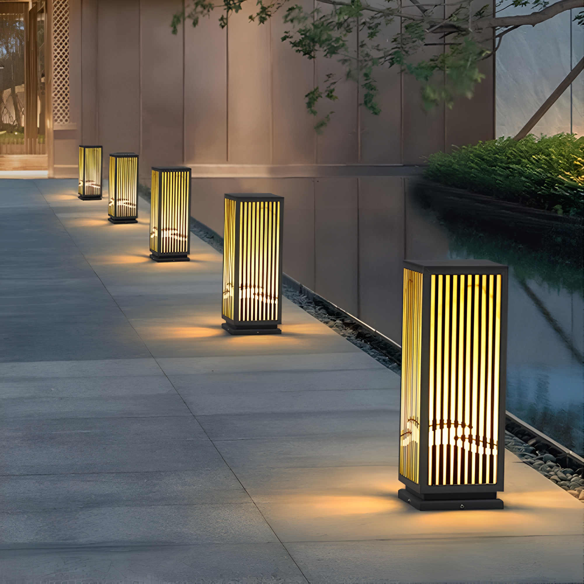 Mason Modern Outdoor Pillar Light
