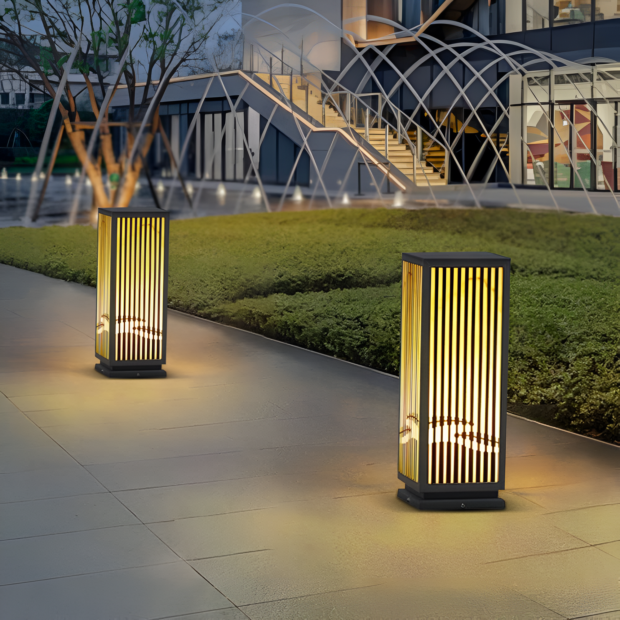 Mason Modern Outdoor Pillar Light