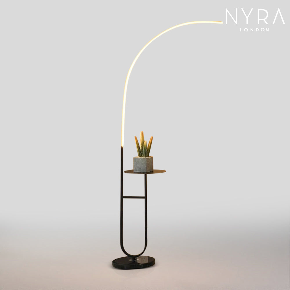 Klevin Marble Tray Floor Lamp