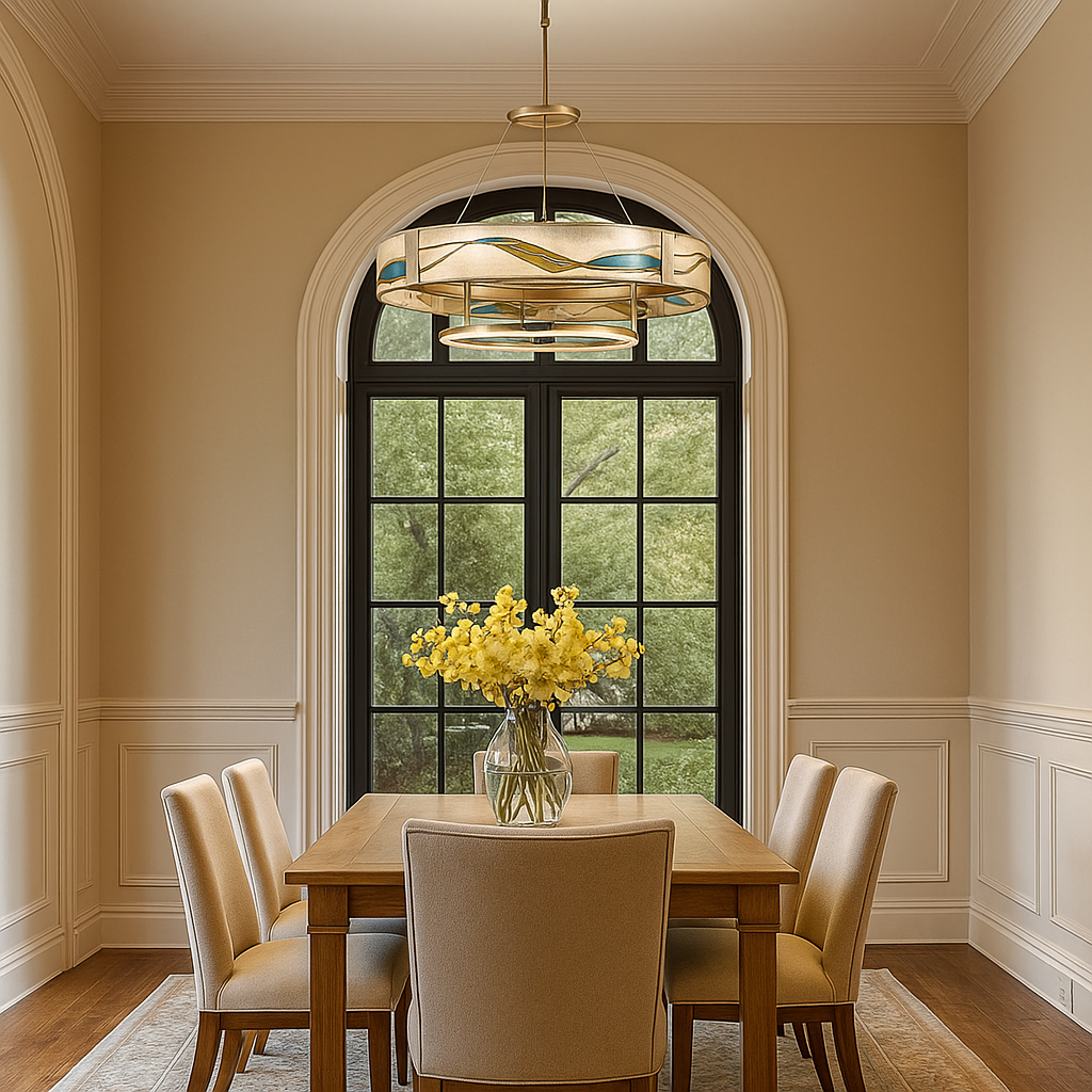 LOVO Enamel Round Chandelier