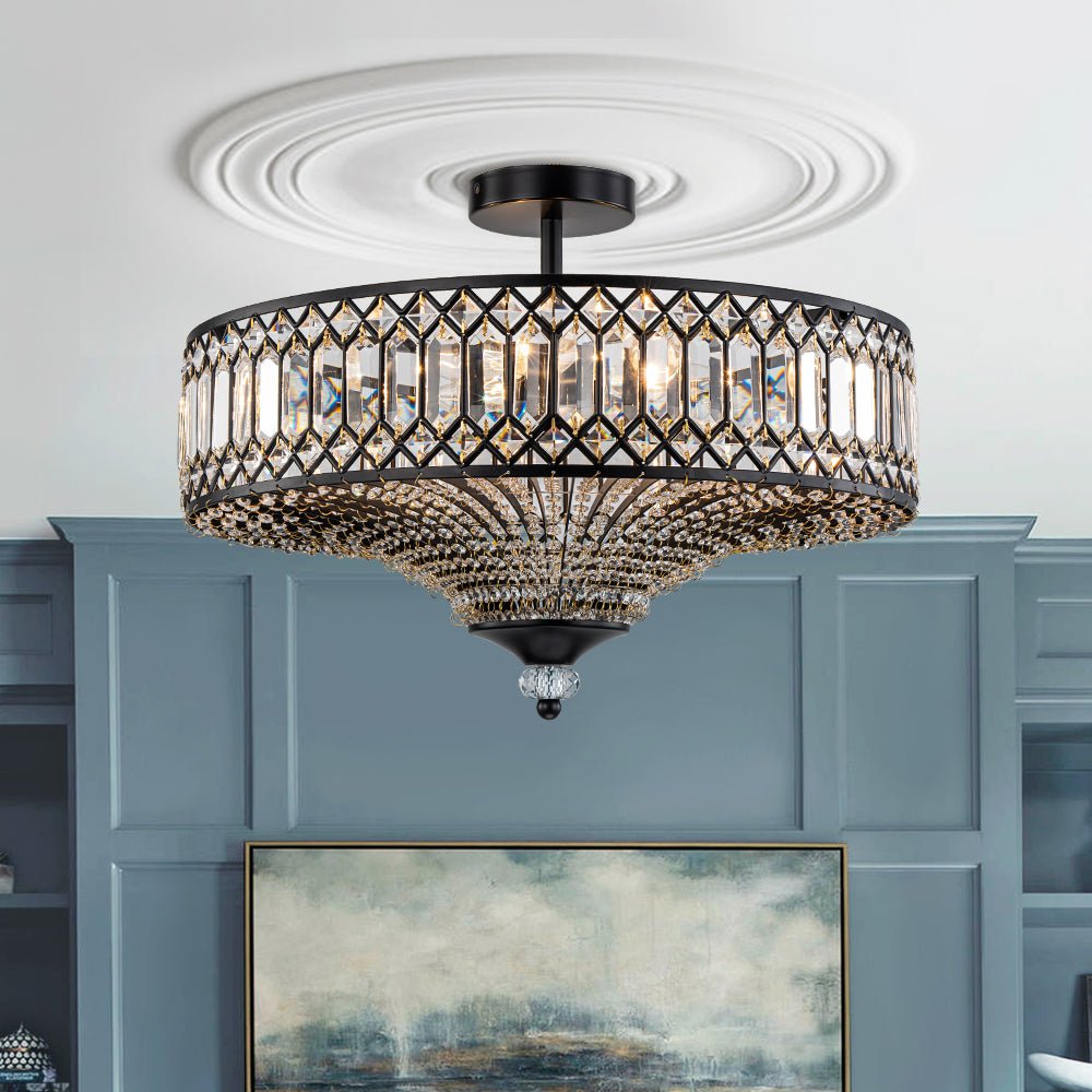 Sienna Crystal Round Chandeliers