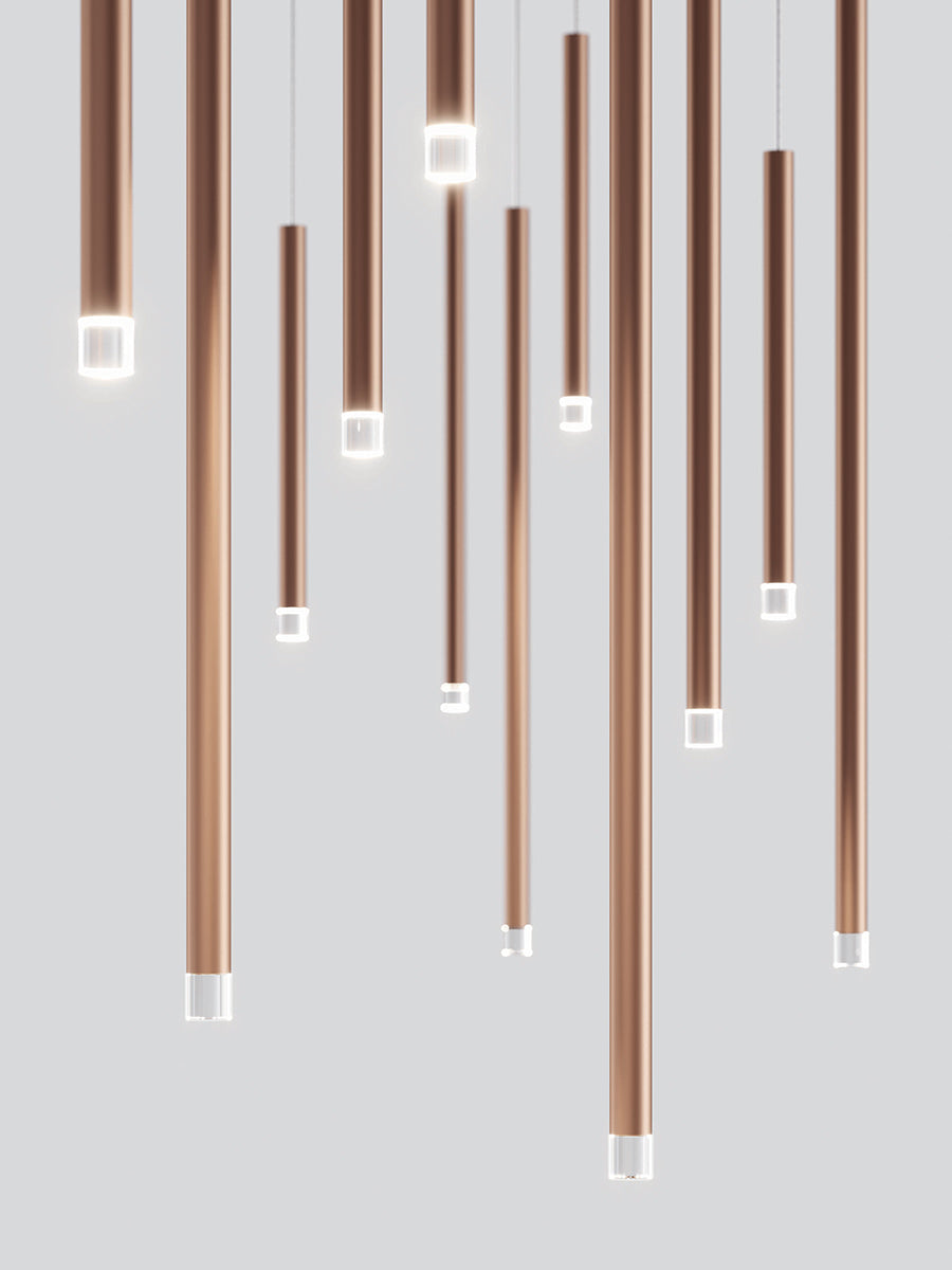 Dorset Staircase Tube Chandelier