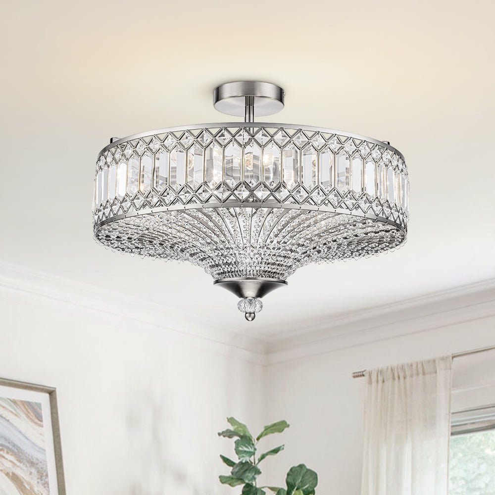 Sienna Crystal Round Chandeliers