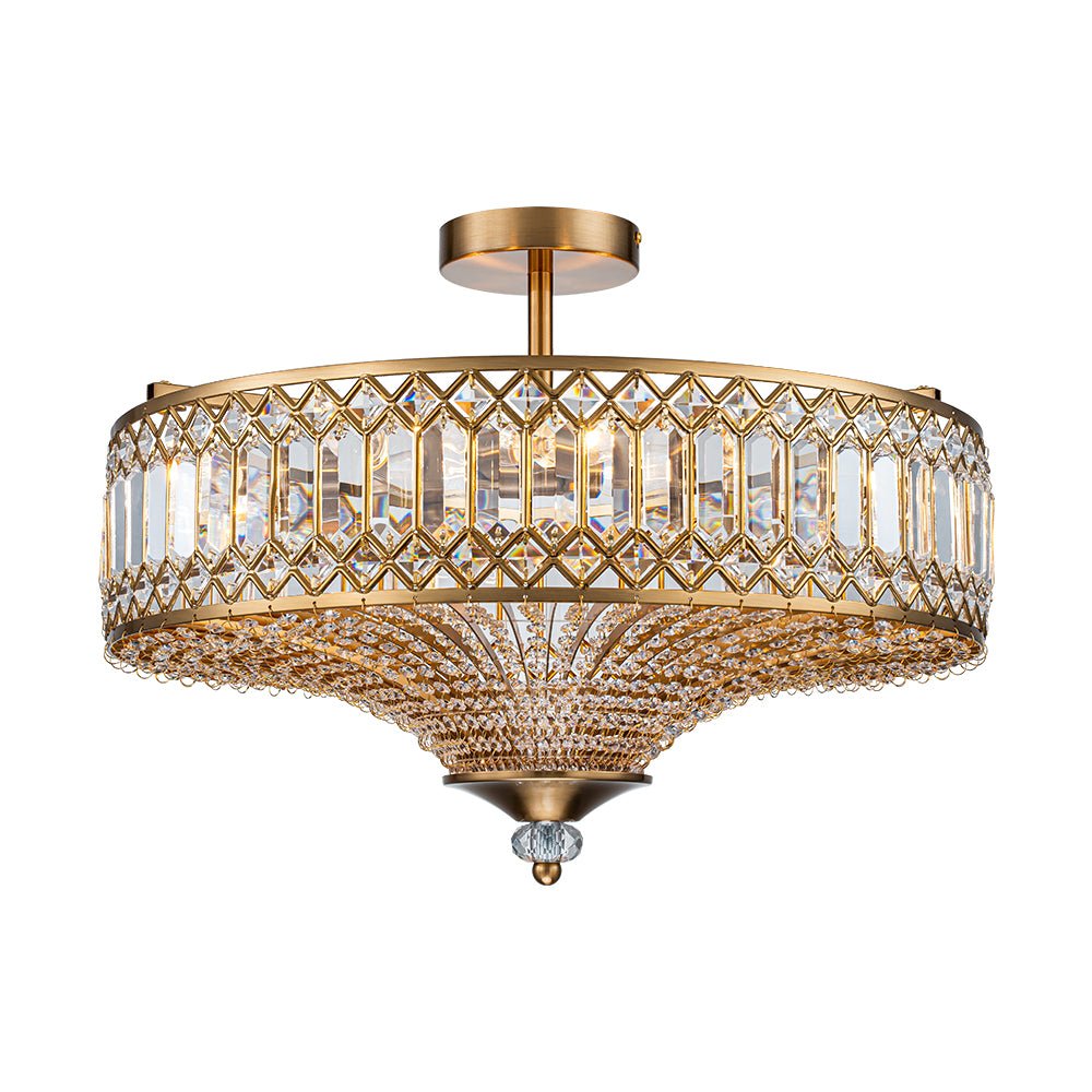 Sienna Crystal Round Chandeliers