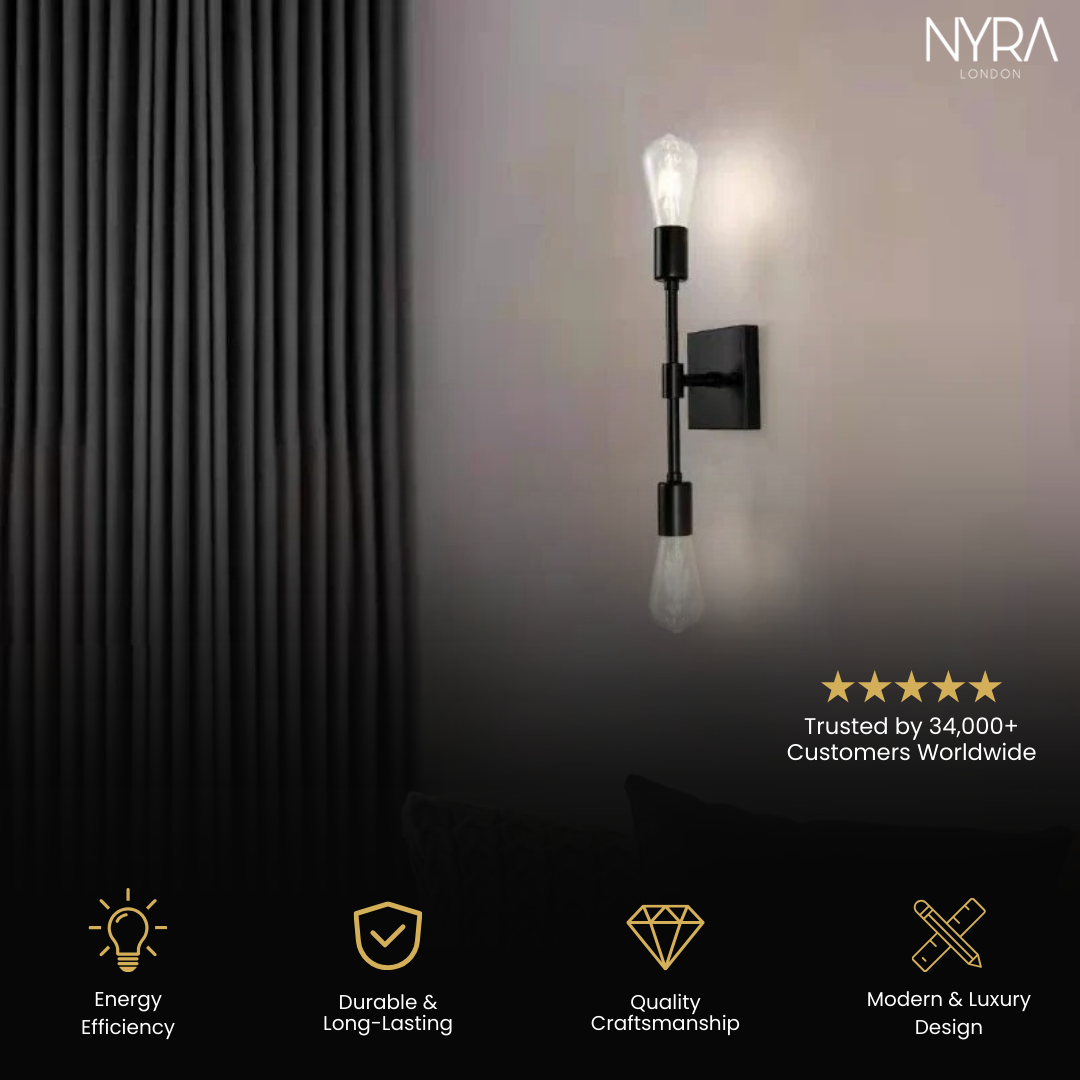 LuxeLine Twin Sconce