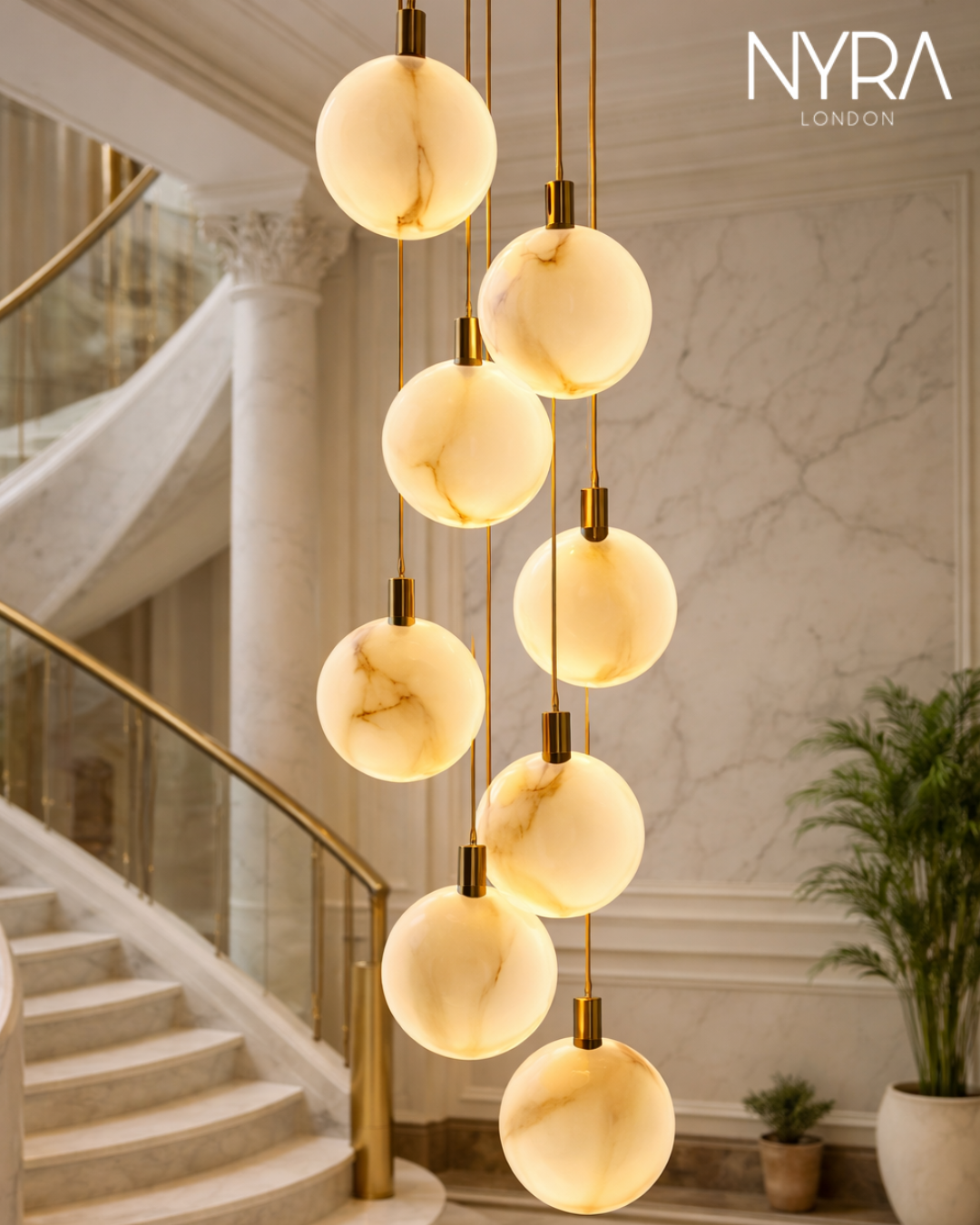 Marble Pendant Lights