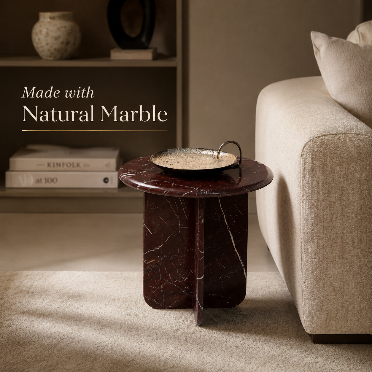 Monterra Marble Side Tables