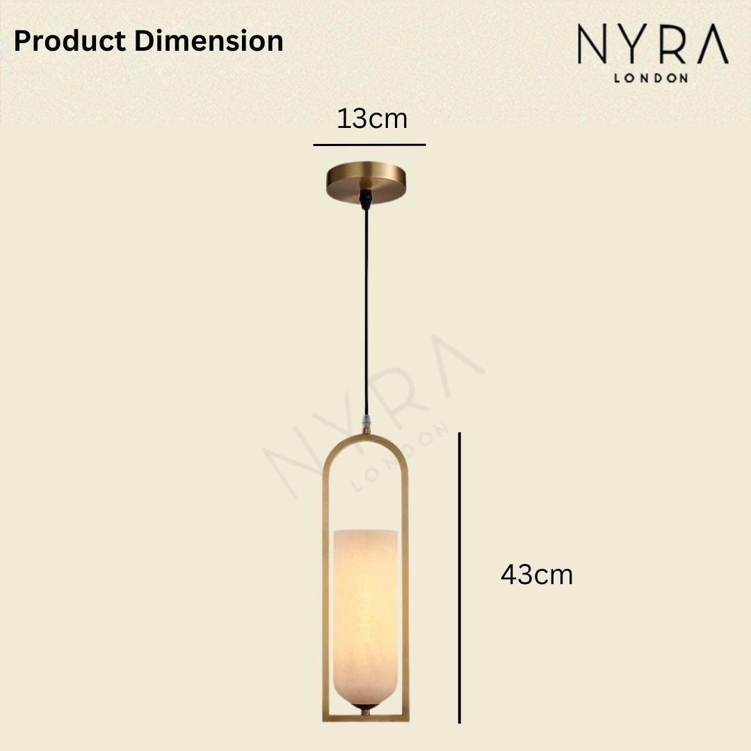 Meline Alabaster Pendant Light