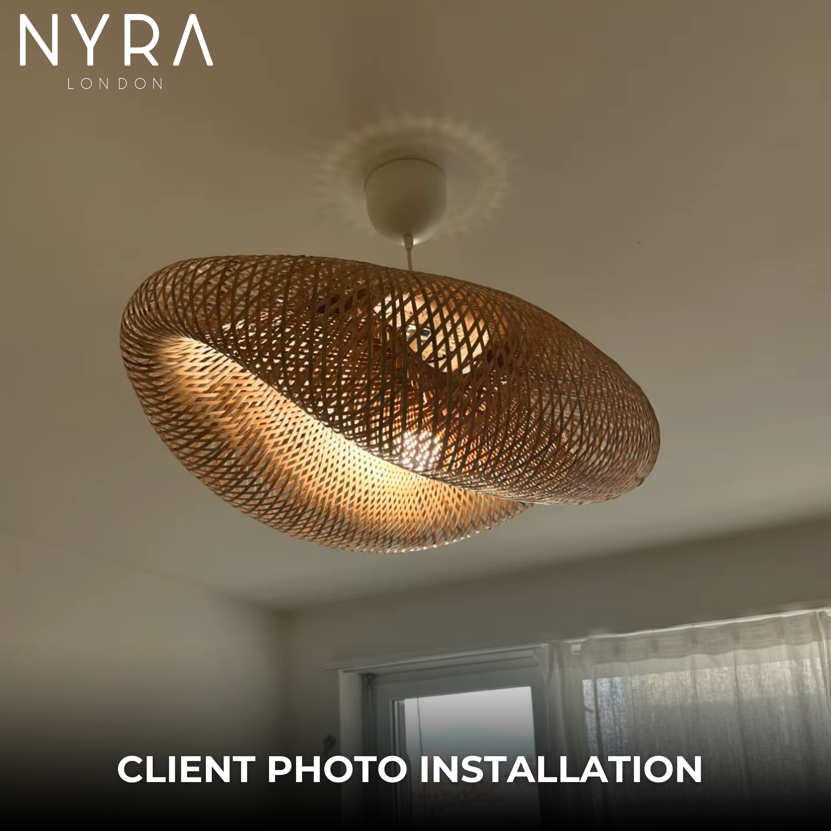 NYRA Bamboo Weaving Lamp