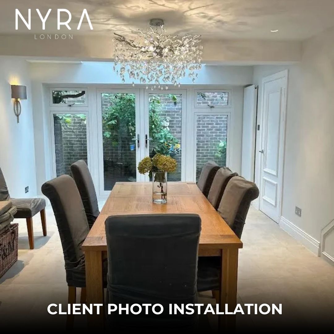 NYRA Chrome Branch Chandelier
